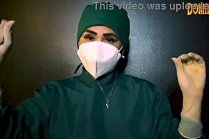 Intense Latex Gloves Fetish Domination