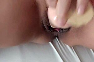 wow, cute asian slut pounded hard with butt plug in action!