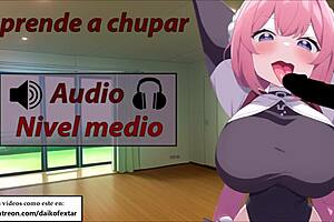 Curious About Shemale Teacher's Blowjob Skills in Spanish BDSM?