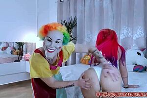 Sexy Débora Fantine with Clown Keizadinhaaa