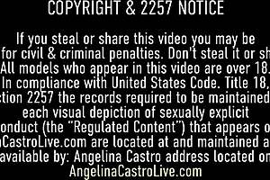 Angelina and Marcy cum with toy