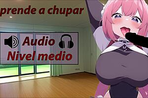 Curious About Shemale Teacher's Blowjob Skills in Spanish BDSM?