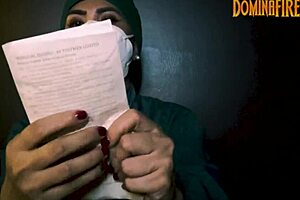 Intense Latex Gloves Fetish Domination