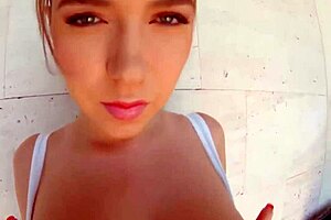 A young teen with big tits experiences intense anal fucking and creampie