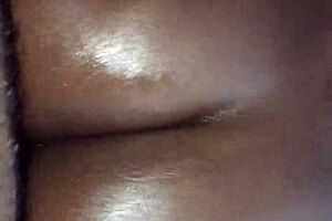 oiled ebony riding dick cum