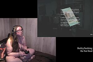 Hey, Check Out This Naked BBW Playing Resident Evil 3... So Hot!