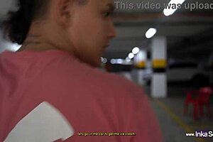 they caught camila mush, a horny colombian teen, bent over riding in the park