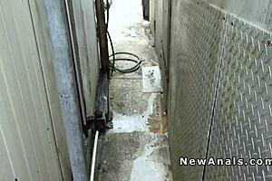 busty teen 18+ gets asshole finger banged