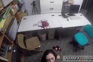 petite teen in police uniform gets doggystyle creampie from old suspect