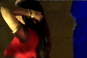 bollywood dancer moves gracefully and sensually