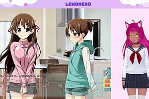 Vtuber plays Go Go Nippon game and masturbates with vibrator toys for orgasm.