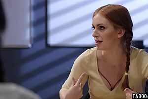 lesbian teacher reconciles angry teens with licking