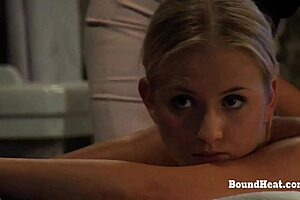 Handcuffed Big Ass Lesbian Enjoys Perfect Massage!