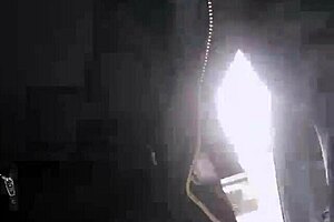 fat arab woman masturbates in public car