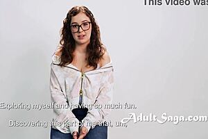 Interview With Adorable Leana Lovings Featuring Glasses And Curly Hair