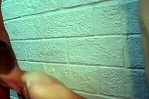 Military guys jerk off in shower during gay orgy training