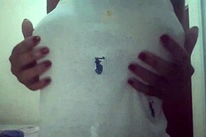 Teasing with Her Massive Boobs