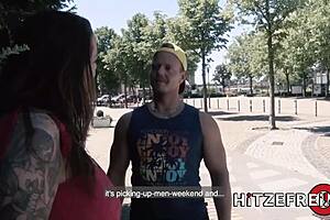 hey, wanna see this sexy german babe with huge tits crave it hard?