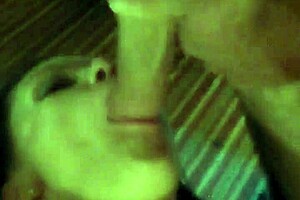 She starts with a wet blowjob on his cock, sucking it deeply and passionately. Then she moves to intense oral action, making it even wetter.