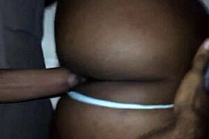 i'm watchin my ebony girlfriend gettin doggystyled by her black friend, her ass all wet and bent over