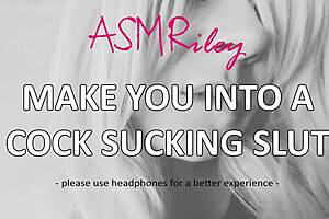 Amateur gay audio: Teaching blowjob and cock sucking from a femdom mistress