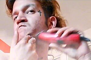 the passive asks to be shaved, and the top eats his clean ass