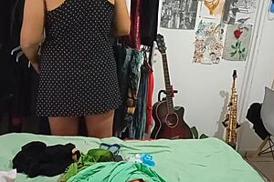 Milf Teacher Asks, 'Want To See My Thong While Cleaning?'