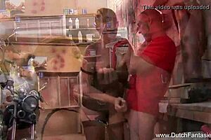 Rough Anal Fucking Backstage In Amsterdam