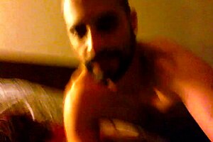 Step daddy fucks wife's black juicy wet pussy.