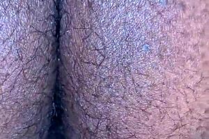 I got distracted by her wet hairy pussy during the game