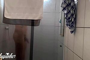 Hard sex of gay couple is seen in the unprofessional video