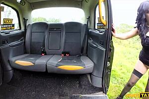 hey, hot brunette cougar sucks and fucks for a free ride, no strings attached, caught on hidden cam!