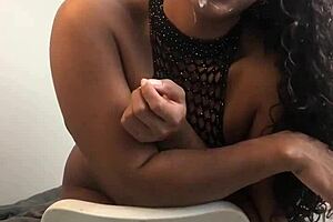 Amateur couple's intimate moment with facial and pussy cum