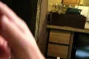 Watch this plump beauty eagerly suck and swallow every drop