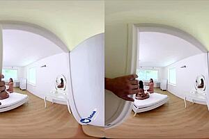 Threesome Pillow Fight VR Sex