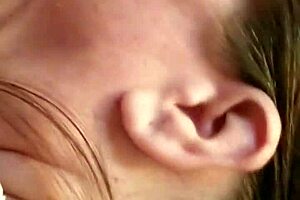 Watch this plump beauty eagerly suck and swallow every drop