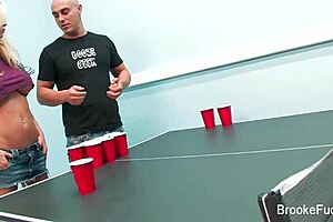 Sexy Beer Pong with Brooke Banner