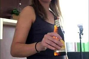 Lylafox calls friend for intense blowjob and masturbation session