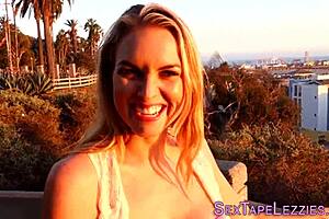 blonde lesbians film face riding in pov homemade