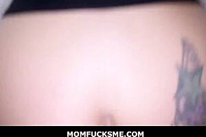 Hot blonde milf rachael cavalli cums hard as stepson pounds her ass.