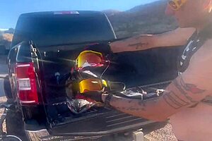 Nevada Babe Sucks Balls and Fucks Racers!