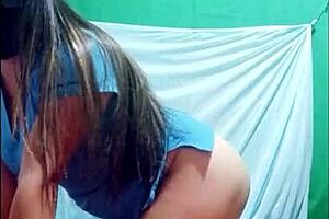 Latina milf nurse hides dirty secrets at hospital, masturbates at home