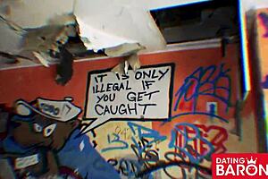 Busty Mia blows in public outdoor interview 😏