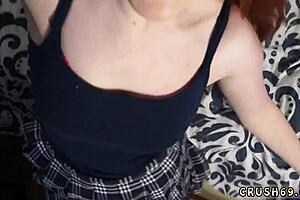 Teen babe in anal threesome with intimate family group