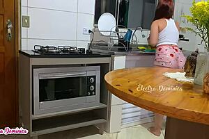 Latina maid with big ass gets me horny every time I clean house