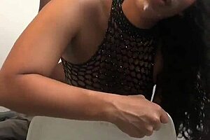 Amateur couple's intimate moment with facial and pussy cum