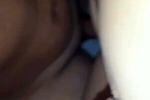 I record my neighbor tying and playing with my nipples in bondage