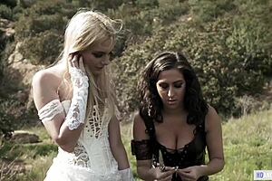 Girlsway's fantasy factory wastelands episode with April O'Neil and Kenna James