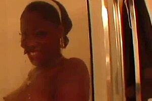 Barbee sucks cock in ebony teen hardcore