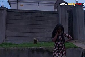 Young Ebony Babe Begs For Big Black Cock To Fuck Her Tight Ass Hard!